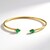 Bracciale in oro con Smeraldo Zambia AAA (CIRARI)