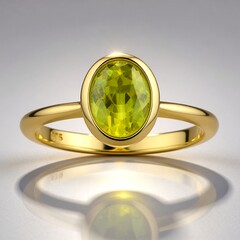 Anello in oro con Sfene