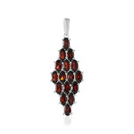 Colgante en plata con Granate de Mozambique