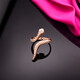 Bague en argent et Diamant rose de France SI1 d'Argyle  (Annette)