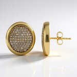 Orecchini in oro con Diamante I1 (H) (de Melo Gold)
