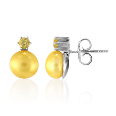 Boucles d'oreilles en argent et Perle de culture d'eau douce