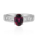 Anello in argento con Rodolite