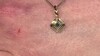 Colgante en plata con Diamante champán I2