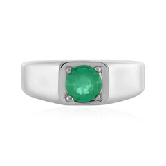 Anillo en plata con Esmeralda de Colombia