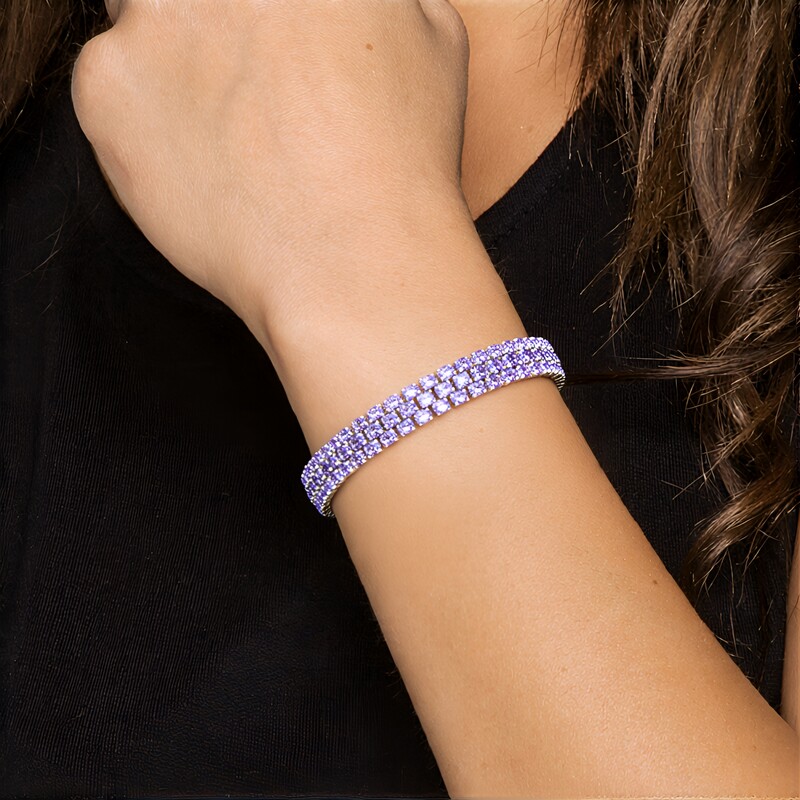 Bracelet en argent et Tanzanite