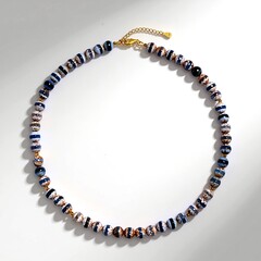 Collana in argento con Agata della Mongolia