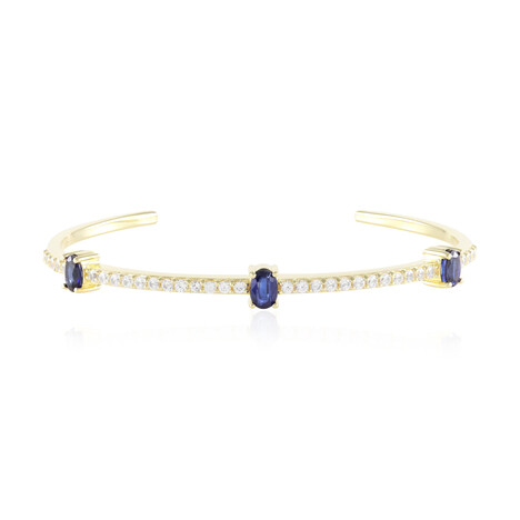 Zilveren armband met Nepal Kyanieten