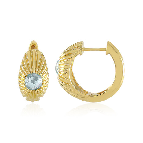 Orecchini in argento con Topazio Blu Cielo