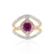 Magenta-Granat-Goldring (SUHANA)