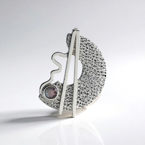 Ciondolo in argento con Labradorite (MONOSONO COLLECTION)