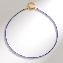 Collana in argento con Tanzanite