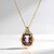 Collana in oro con Pietra del Sole dell'Oregon (CIRARI)