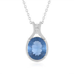 Colour Change Fluorite Silver Necklace