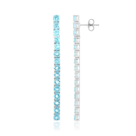 Orecchini in argento con Apatite Blu (de Melo Essence)