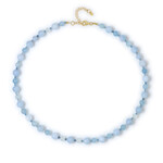 Collana in argento con Acquamarina Brasiliana