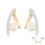 Pendientes en plata con Perla de Akoya (TPC)