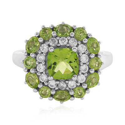 Peridot Silver Ring