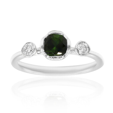 Grüner Turmalin-Goldring (CIRARI)