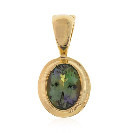 Ciondolo in oro con Tanzanite Verde (CUSTODANA)