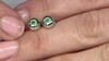 Pendientes en plata con Esmeralda de Colombia