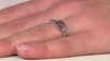 Zilveren ring met een Braziliaanse Morganiet