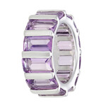 Ciondolo in argento con Ametista Zambiana (MONOSONO COLLECTION)