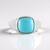 Anello in argento con Turchese Sleeping Beauty