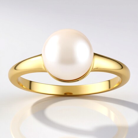 Anello in argento con Perla Akoya (TPC)