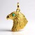 Ciondolo in argento con Turchese Kingman Mohave Blu (Jones Lee)