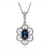 Collana in oro con Zaffiro Ceylon Blu (CIRARI)