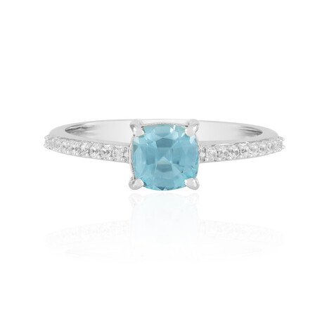 Zilveren ring met een Ratanakiri zirkoon (Adela Silber)