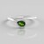 Anello in argento con Diopside Russo