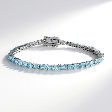 Bracelet en argent et Zircon de Ratanakiri