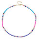 Collier en argent et Opale bleue d'Éthiopie