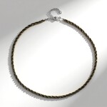 Collier en argent et Pyrite