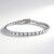Bracciale in argento con Topazio Bianco