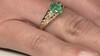 Gouden ring met een AAA Zambia smaragd (de Melo)
