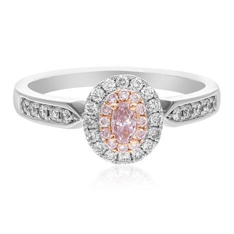 Anello in oro con Diamante Rosa I1 (CIRARI)