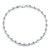 Brasilianischer Aquamarin-Silberarmband