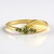 Anello in argento con Diamante Verde I2
