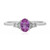 Anillo en oro con Zafiro rosado (CIRARI)