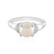 Anillo en plata con Perla blanca Freshwater