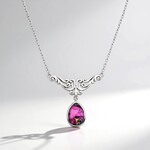 Collana in argento con Mosaico turchese