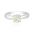 Bague en argent et Opale Welo