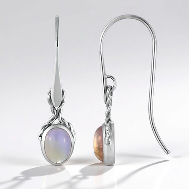 Orecchini in argento con Ametrina