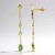 14K Colombian Emerald Gold Earrings (CIRARI)