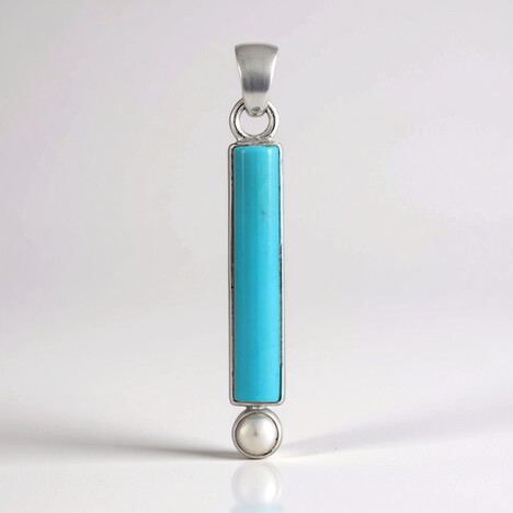 Ciondolo in argento con Turchese