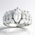 Anello in argento con Topazio Bianco