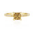 Anillo en plata con Zircón amarillo (Adela Silber)